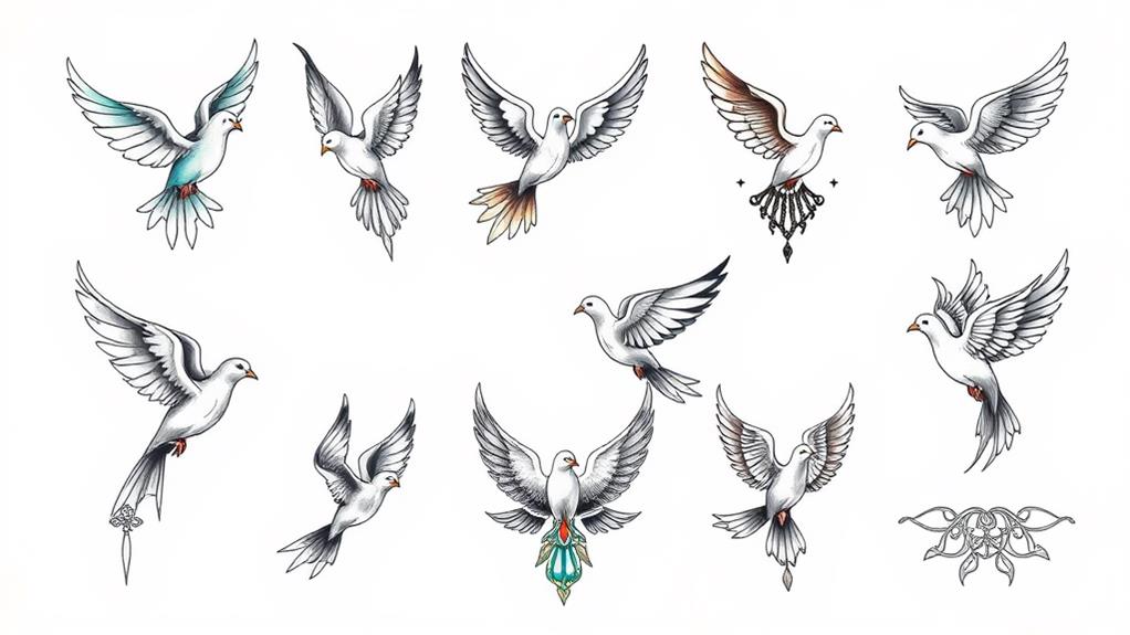 dove tattoo design ideas