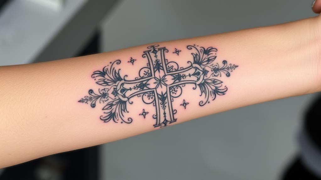 orthodox cross tattoo designs