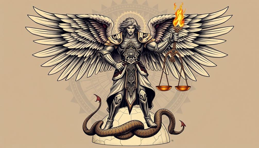 archangel michael tattoo symbolism