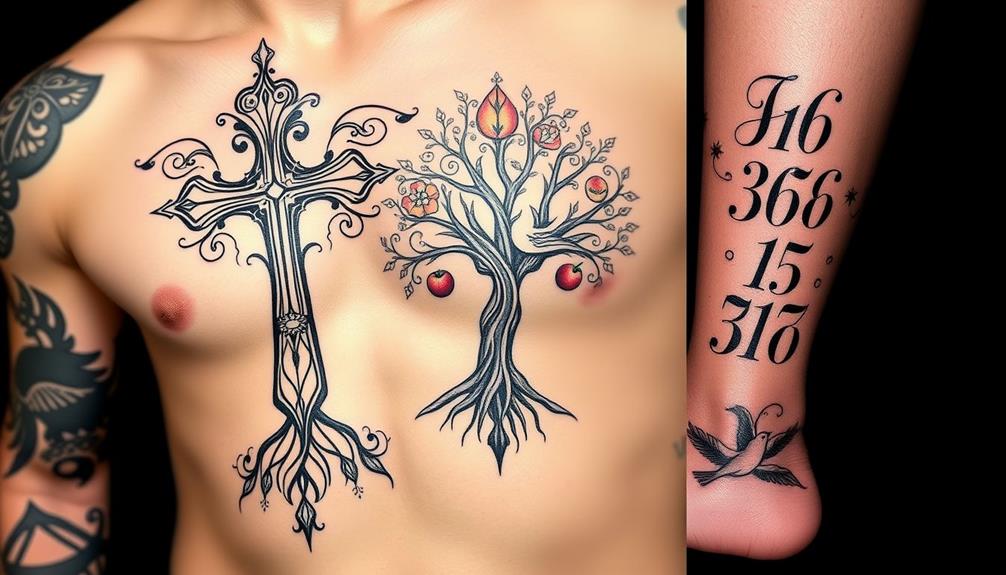 creative bible tattoo placements