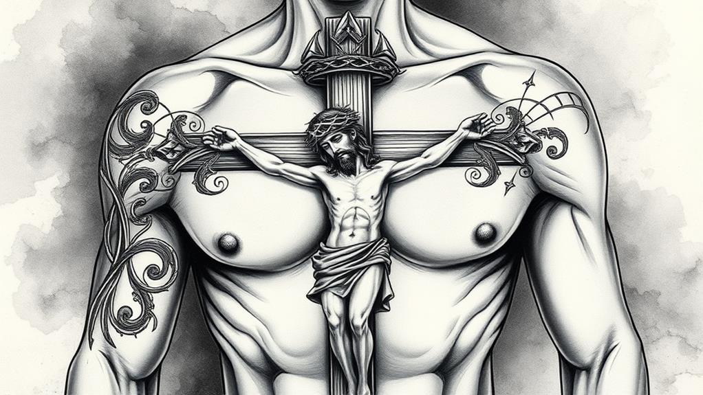 crucifixion symbol tattoo designs