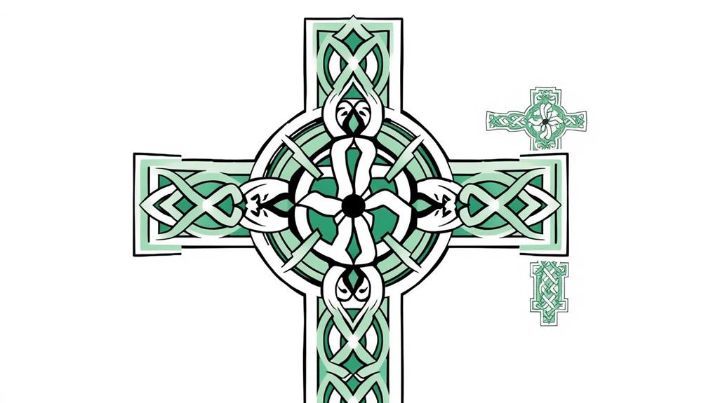 intricate celtic cross patterns