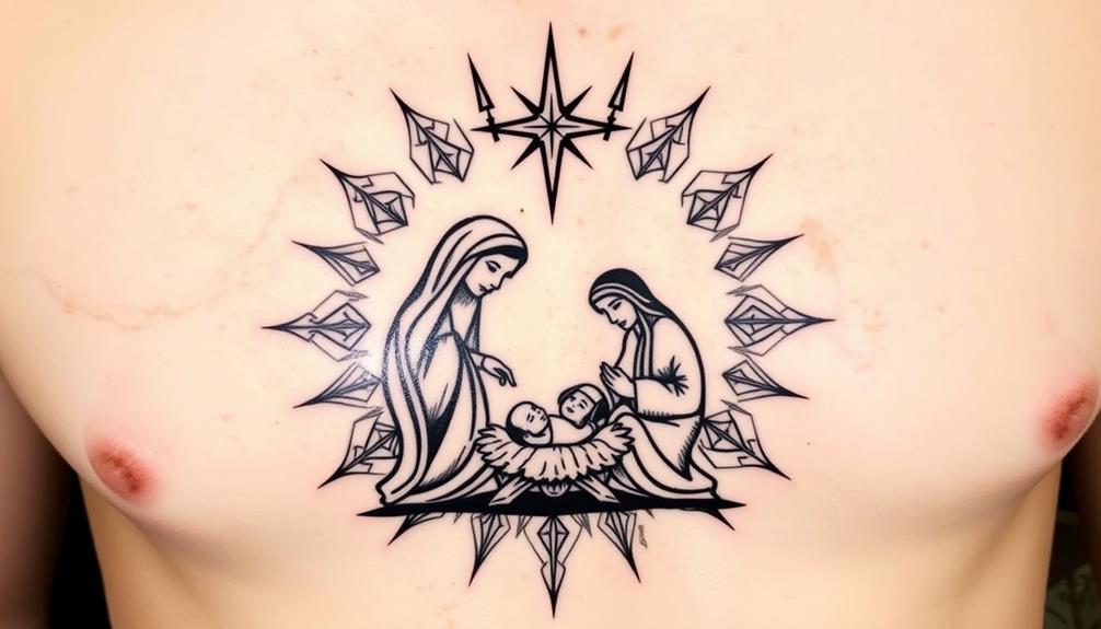 nativity tattoo symbolism explained