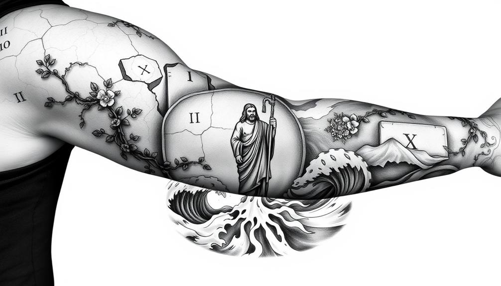 religious full sleeve tattoos