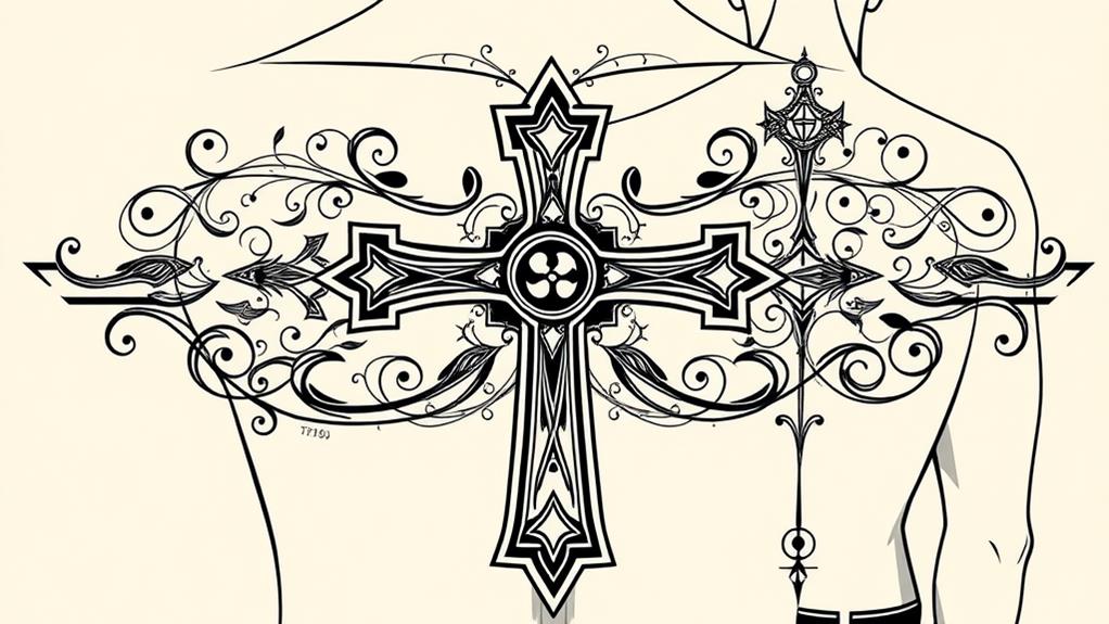 traditional coptic cross tattoos